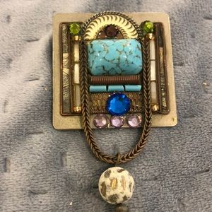Vintage Ayala Bar Square Artisan Pin